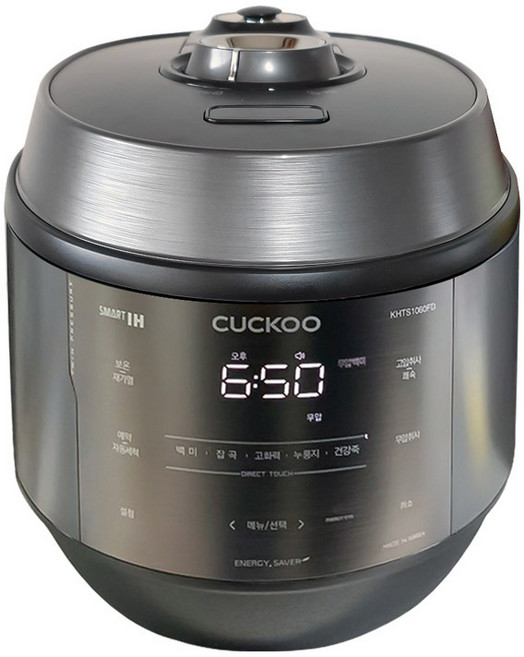 CRP-KHTS1060FD 쿠쿠 IH전기압력밥솥 트윈프레셔 10인용/ DS, 블랙