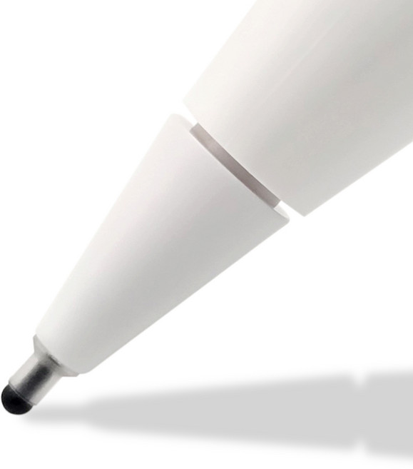 애플펜슬 호환 소프트터치 펜촉 무소음 반영구 샤프 교체형 팁, 1개, 2. 소프트터치 펜촉-화이트