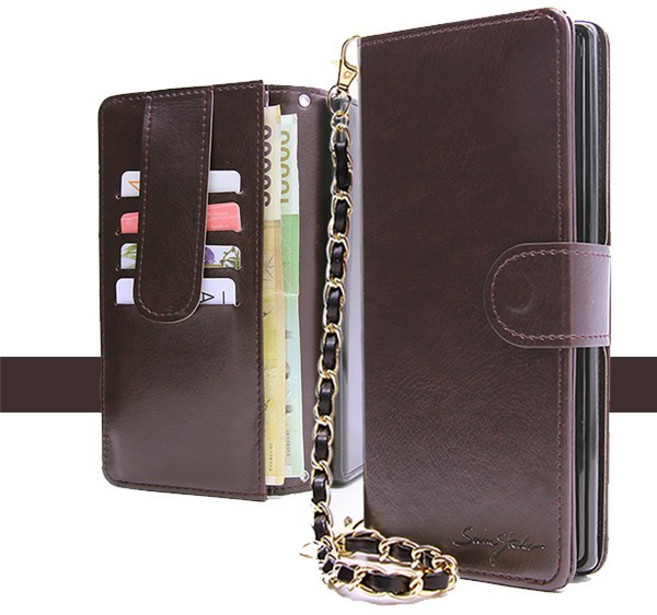 THE LUVN 카드수납 지갑형 아리따벨벳30ST 다이어리 갤럭시와이드4 케이스 A205