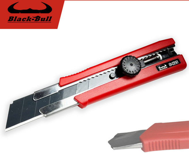 블랙불 산업용 특대형 커터칼 (25mm), 1개