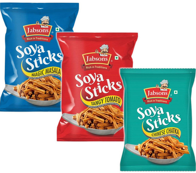 잡슨스 - 소야 스틱 (3팩) 180g x 3 (버라이어티 믹스) Jabsons - Soya Sticks (3 PACK) 180g x 3 (Variety MIX), 상세참조, 1개