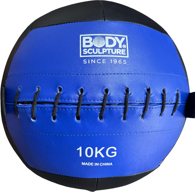 키텍 크로스핏 월볼 10kg 소프트 메디신볼 슬램볼 웨이트 운동기구, 1개, 파란색