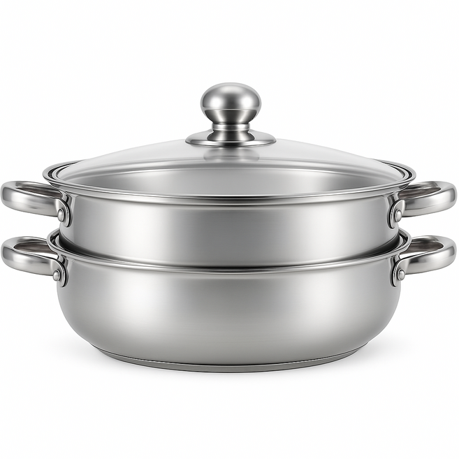 Met Life 올스텐 IH 인덕션 2단 찜기 찜솥, 1개, 26cm