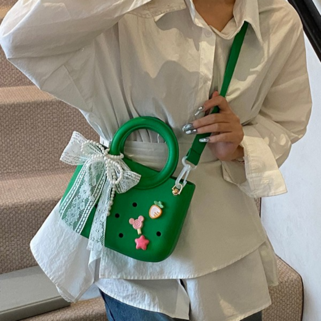 올라잇 다용도 멀티 방수 실리콘 가방, 그린