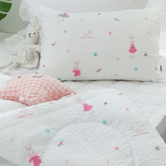 [아망떼] 발레레빗 시어서커 리플 2겹 베개커버 40x60, 색상:40x60 1장, 1개