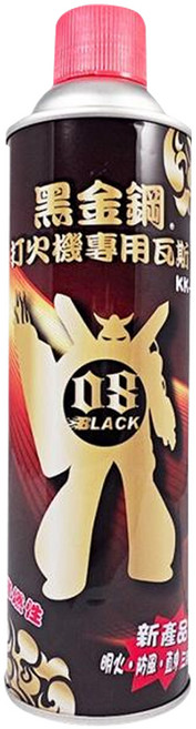 KINKON打火機專用瓦斯，明火防風直沖，高品質燃料，方便攜帶, 300g, 1個