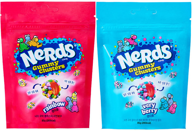 너즈 구미 클리스터 베리베리 + 레인보우, 1세트, 170g