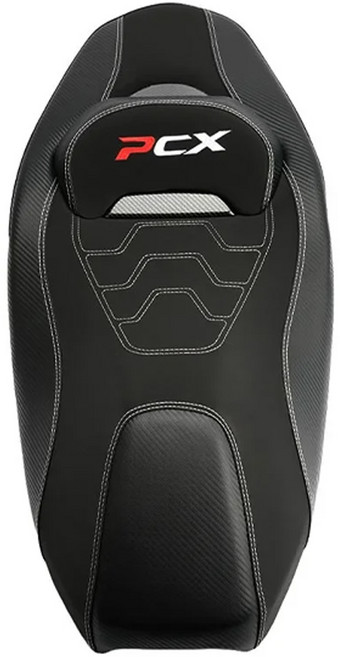 PCX 로우 시트 18년이상 호환 커스텀 안장 등받이 컴포트시트, 1개, 블랙