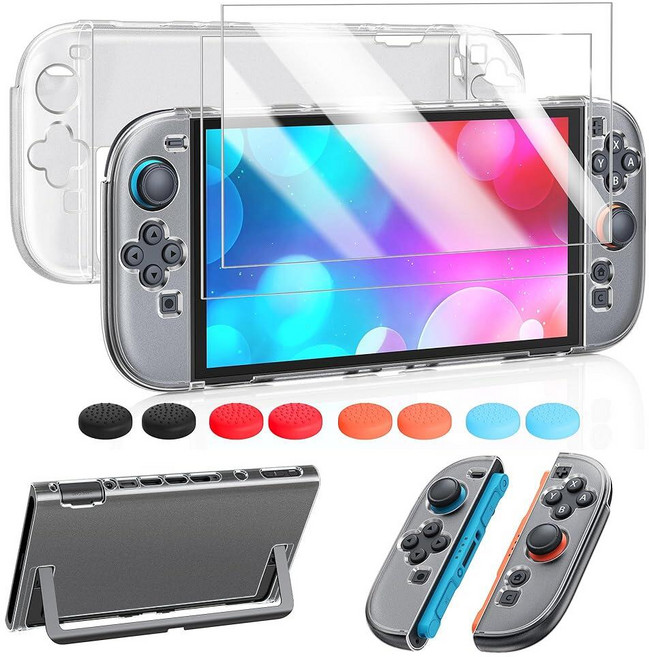 FYOUNG Protective CASE 케이스 for Nintendo Switch 2 2025 SLIM 슬림 Hard Shell ACCESSORIES 액세서리 Scratc, 매트 화이트