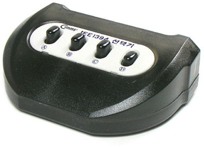 Coms 1394 수동 선택기 4대1 공유기 허브 분배기_202479538EA