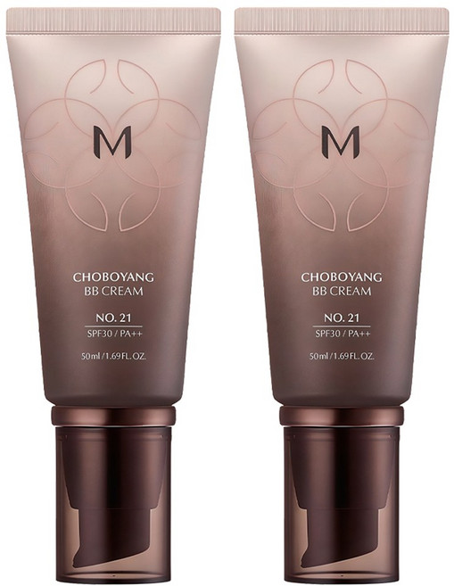 미샤 M 초보양 비비크림 SPF30 PA++, 21호 화사한베이지, 50ml, 2개