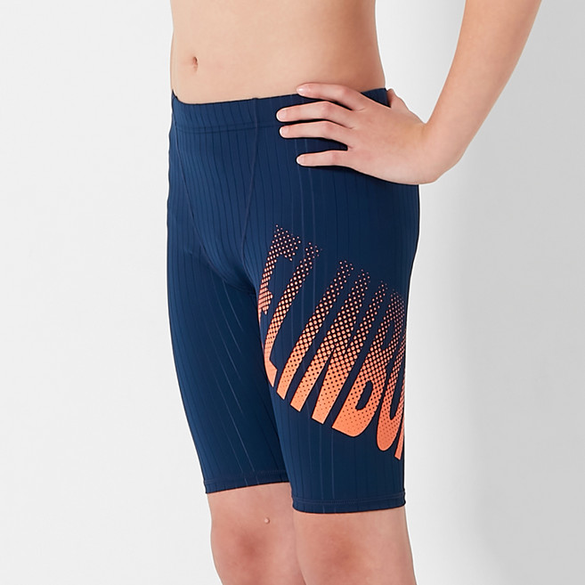 엘인보아 주니어 남아 실내수영복 스윔팬츠_빅로고네이비