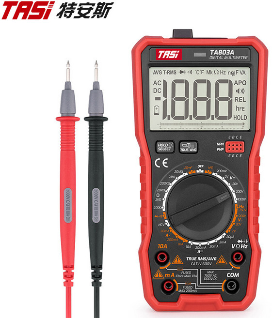 黑熊嚴選 TASI TA803A TA803B TA803C 數位電子式三用電表, 1個