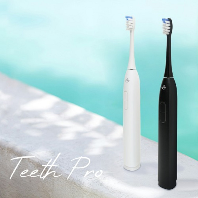 [에코너] MS1 티스프로 지능형 음파 전동칫솔 (전용하드케이스충전독), 블랙, 1개