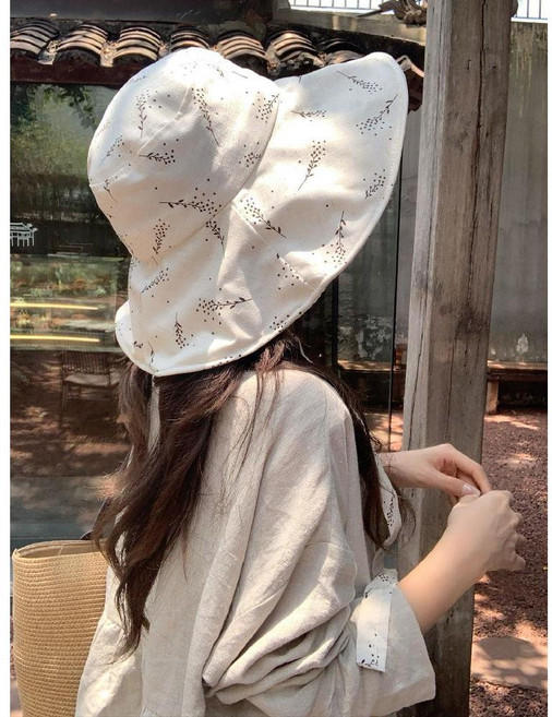 언니네산지직송3 노윤서 모자 버킷햇 선쉐이드 자외선 보호 야외 여행용