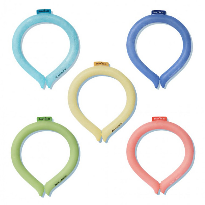 별도표기 인콘트로 스마트 아이스 목밴드, 분홍, 1개