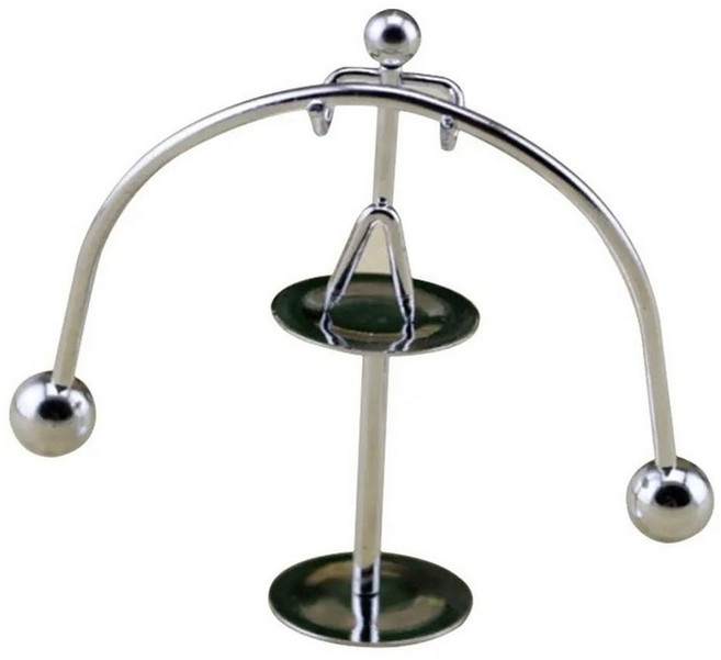 밸런스 볼 키네틱 역도 리틀 아이언맨 재미있는 아이언 아트 장식 도구 영구 모션 데스크 선물, 3150, 1. 1pc