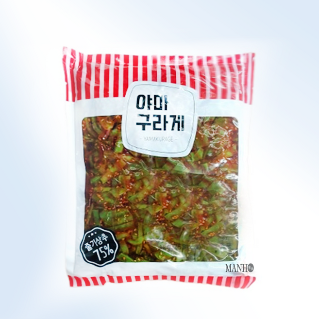 야마구라게 야마쿠라게 궁채 상추줄기절임 곁들임반찬 이자카야 급식 절임반찬 사이드메뉴(중국), 3개, 1kg