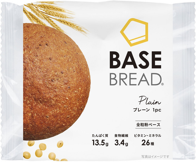 베이스푸드 베이스 브레드 플레인, 67g, 1개