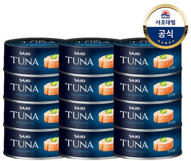 사조대림프리미엄참치100g x12개 황다랑어/마라/트러플/알바코, 100g, 12개