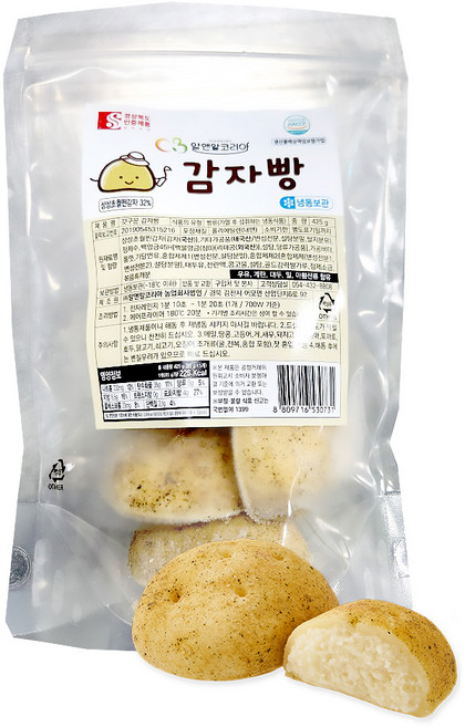 알앤알 갓 구운 감자빵 425g, 1개