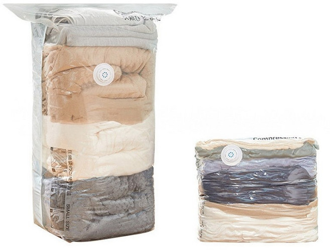 정도마켓 대용량 투명 이불 의류 정리 압축팩 특대형, 1세트, 3개입