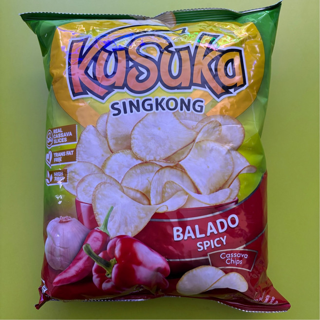 KUSUKA SINGKONG BALADO SPICY (HALAL) 쿠수카 카사바칩 싱콩 발라도스파이시 인도네시아 과자