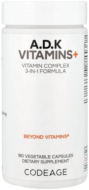 코드에이지 비타민A D K, 1팩, 180정 - 쿠팡