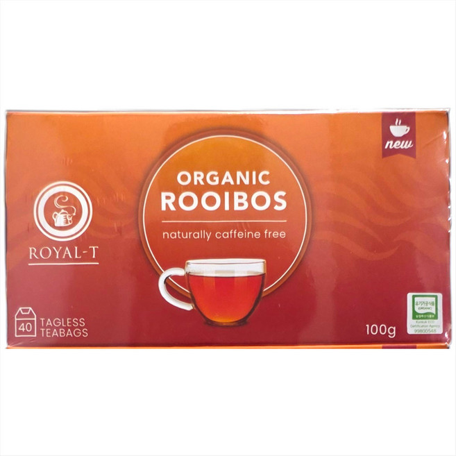 유기농 허브티 건강차, 2.5g, 40개입, 1박스