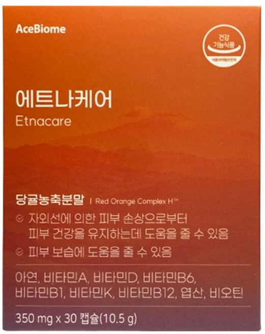 에이스바이옴 에트나케어 월분 당귤농축분말 헤스페리딘 피부건강, 1개, 30
