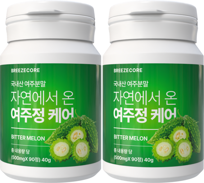 [100% 국내산] 당뇨 당수치 식후 혈당관리 지방간 고지혈증 잦은갈증 여주 약3개월, 90정X2개