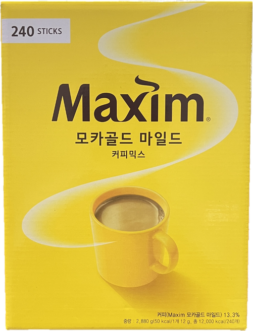 맥심모카골드커피믹스 240T, 12g, 240개입, 1개