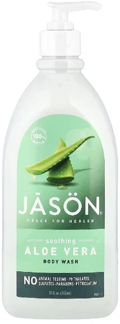 제이슨 내추럴 시트러스 에너자이징 바디워시 887ml 무파라벤 천연향 상쾌한 비건 샤워젤 (원산지 미국), 알로에, 1개 - 쿠팡