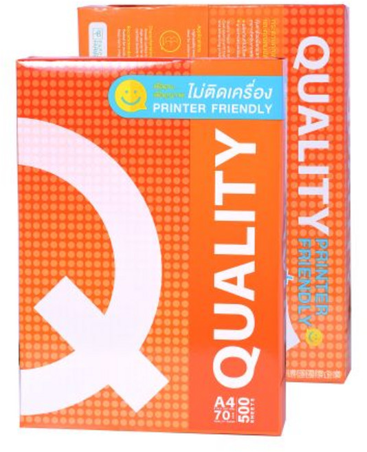 QUALITY A4 70磅影印紙 (雷射 . 影印 . 傳真 . 噴墨 ), 5包