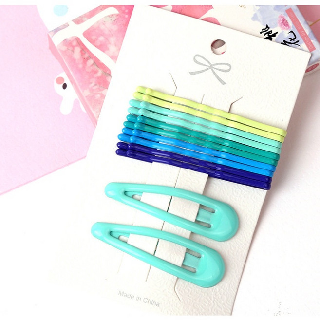 瀏海邊夾 糖果色髮夾