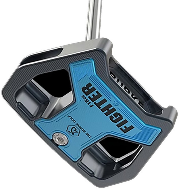 버크 코리아 공식정품 BURKE FIGHTER 16-CC 제로토크 골프퍼터, 다크블루, 33인치