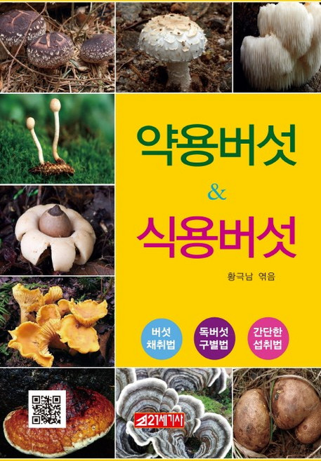 약용버섯 & 식용버섯:버섯 채취법/독버섯 구별법/간단한 섭취법, 21세기사, 황극남(엮음)
