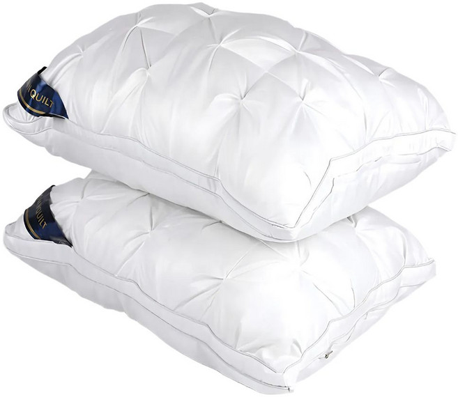 찬란한리빙 프리미엄 숙면 호텔 배게 푹신한 구름 배게, 2개, 화이트