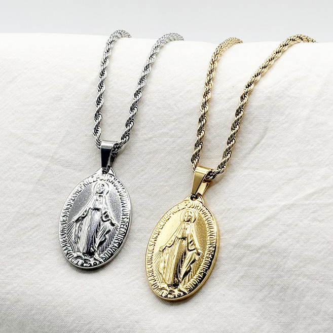 기적의패 목걸이 분도패 기적의 메달 기적패 천주교 성물 세례 선물 가톨릭 굿즈 카톨릭