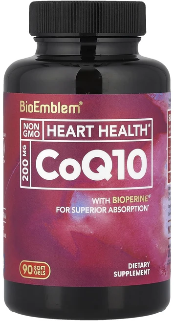 새해 첫좋은선물 BioEmblem BioPerine® 함유 CoQ10 소프트젤 90정 제대로 할인합니다, BioEmblemBioPerine함유CoQ10소프트젤9, 1 - 쿠팡