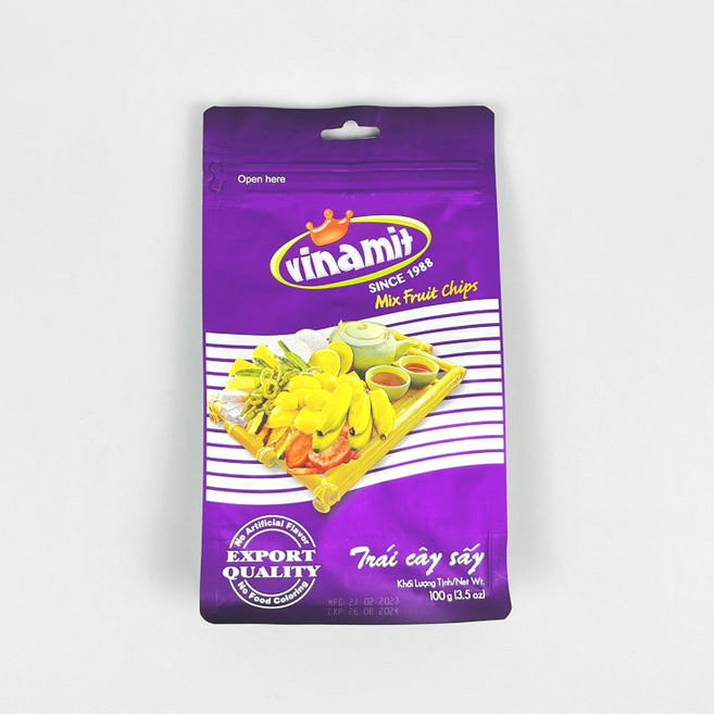 비나밋 믹스프룻칩, 6개, 100g