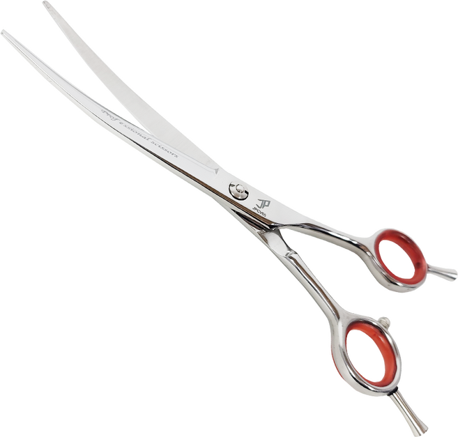 닉센 애견 미용 커브가위 5.5 x 16.51 cm, 혼합색상, 1개