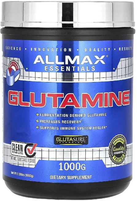 ALLMAX (올맥스) Essentials 글루타민 1 000g(2.2lb), 올맥스 ALLMAX, Essentials, 글루타민,, 997g, 1개 - 쿠팡