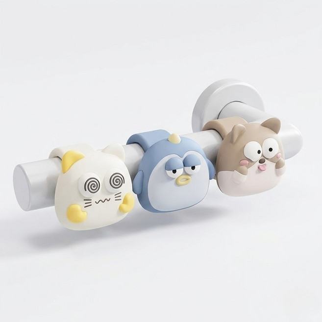 위디키 도어 핸들 충돌 방지 패드 문손잡이 벽보호 3개 1세트