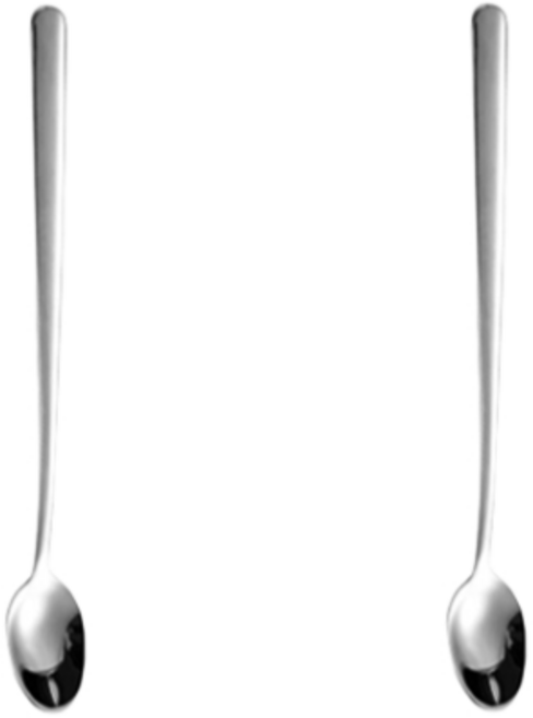 410不鏽鋼湯匙 圓湯匙 尖湯匙 冰沙勺, 湯匙 冰沙勺, 2個, 不鏽鋼餐具