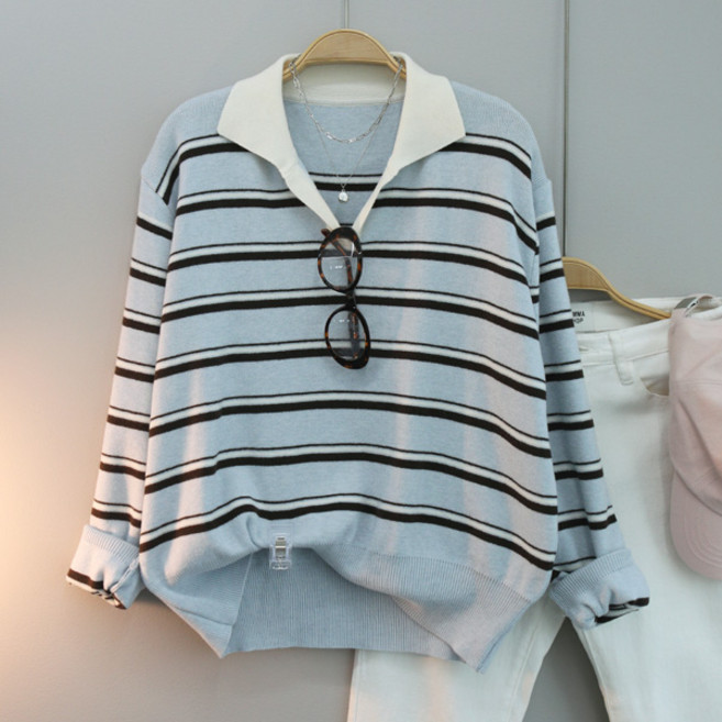 달콩 여성 봄니트 오버핏 알파단가라카라니트