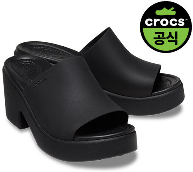 크록스 여성 BROOKLYN SLIDE HEEL BKB (25SWSD209408) _