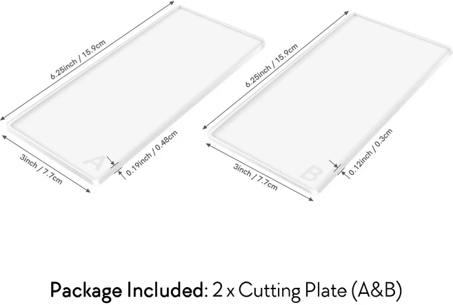 미니 수동 다이 커팅 머신 휴대용 컷 엠보싱 기계 카드 만들기 스크랩북 공예, 01 2Pcs Cutting Pads, 1개