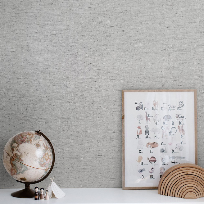 자이디 3D입체 단열벽지 대용량 1M X 50M, 패브릭 그레이