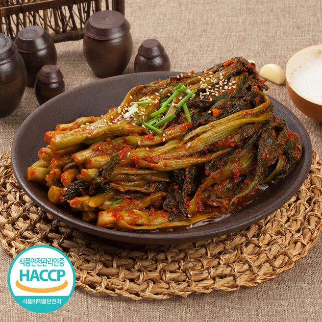 [종갓집갓김치] 천일염으로 맛을 낸 돌산갓김치, 1세트, 2kg